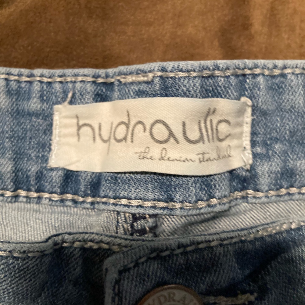Hydraulic brand, size 15, Stylish Blue Distressed Women Jeans - Picture 12 of 13